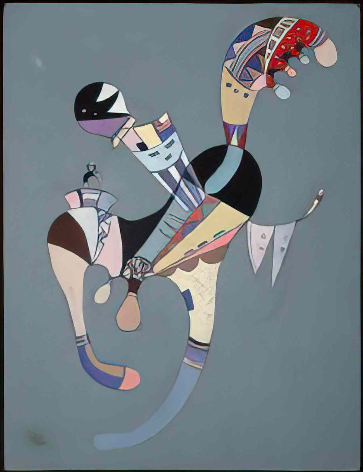 wassily kandinsky a floating figure 1942 Art A4 Photo Print