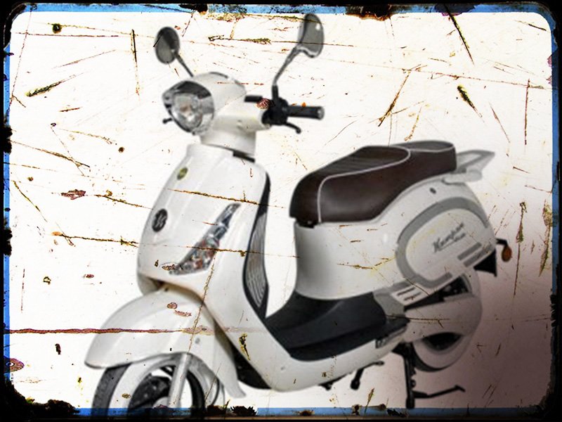 0 2954 l Kumpan A4 Photo Print Motorbike Vintage Aged