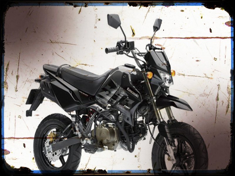 0 3 ksr pro Kawasaki A4 Photo Print Motorbike Vintage Aged