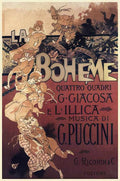 0 La Boheme Vintage Advert A4 Photo Print