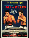 0 ali vs ellis boxing Advert A4 Photo Print