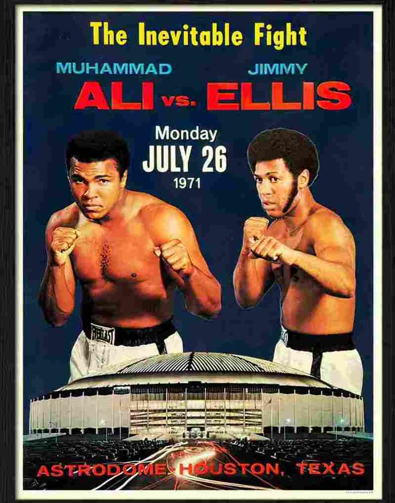 0 ali vs ellis boxing Advert A4 Photo Print
