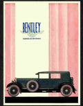 0 bentley car advert 1920s Advert A4 Photo Print