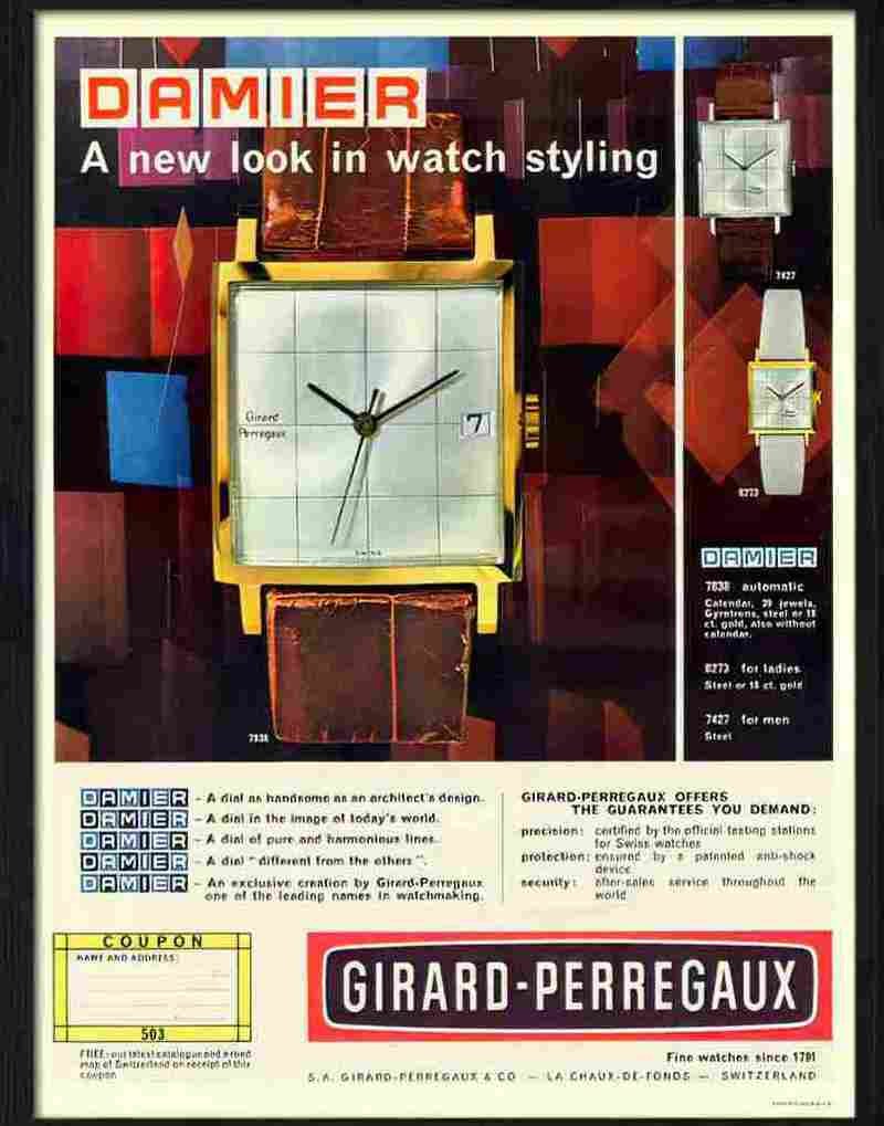 0 damier watches Advert A4 Photo Print