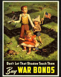 0 dont let that shadow touch them war poster lawrence smith 1942 Advert A4 Photo Print