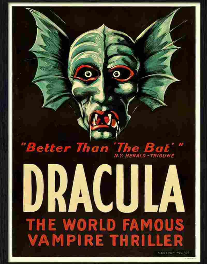 0 dracula theatre poster Advert A4 Photo Print