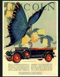 0 lincoln art deco car advert Advert A4 Photo Print