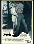 0 male jeans menswear 1960s Advert A4 Photo Print