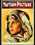 0 motion picture rudolph valentino Advert A4 Photo Print