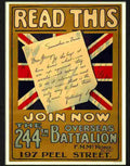 0 read this join now war poster Advert A4 Photo Print