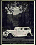 0 rolls royce car advert art deco 1930s 2 Advert A4 Photo Print
