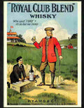 0 royal club blend whisky advert golf 1900 Advert A4 Photo Print