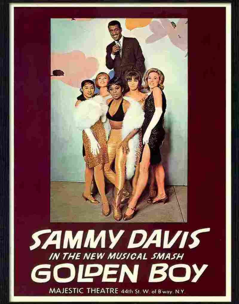 0 sammy davis jnr golden boy theatre poster 1960s Advert A4 Photo Print