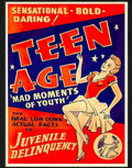0 teenage movie Advert A4 Photo Print