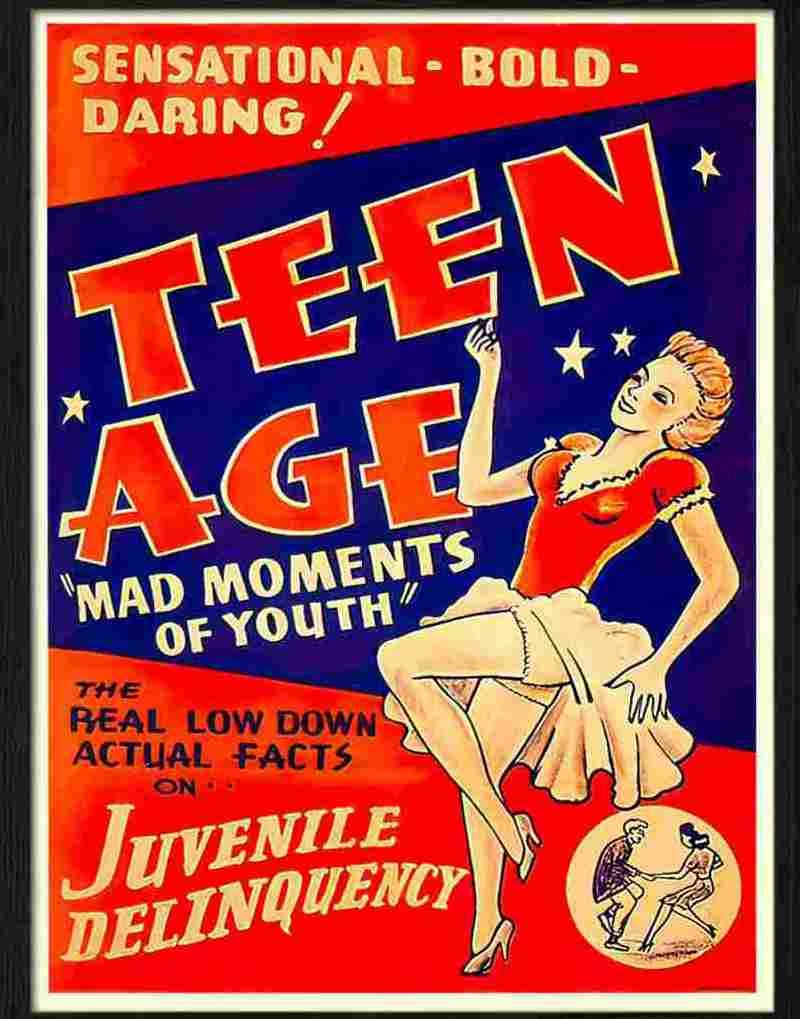 0 teenage movie Advert A4 Photo Print
