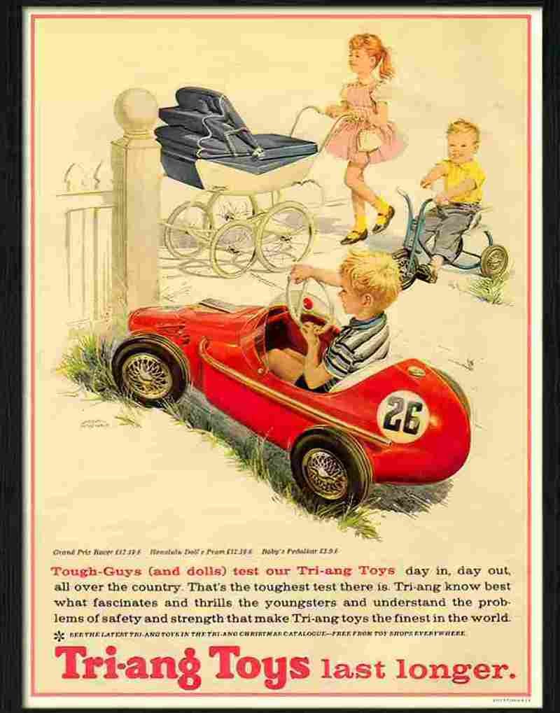 0 tri ang toys 2 Advert A4 Photo Print