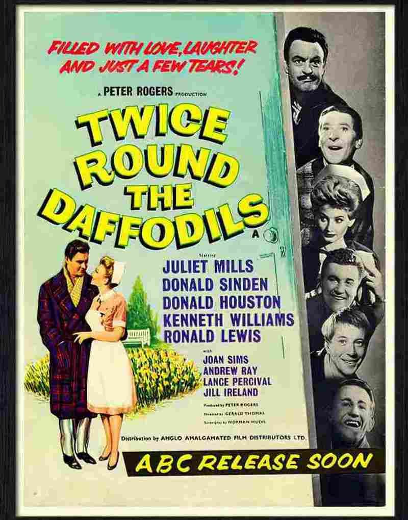 0 twice round the daffodils carry on movie poster 1950s 2 Advert A4 Photo Print