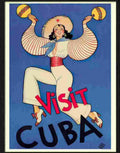 0 visit cuba maracas Advert A4 Photo Print