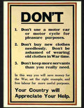 0 war poster dont Advert A4 Photo Print