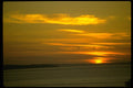 001034 Sunglow Through Layered Clouds A4 Photo Print