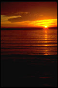 001065 Sun Over Sea, Reflection On Clouds A4 Photo Print