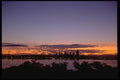 001073 Just Before Sunrise Behind City A4 Photo Print