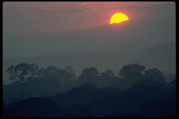 001099 Sunset In Thailand A4 Photo Print