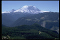 002012 Snowy Peak, Partly Logged Forest A4 Photo Print
