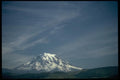 002056 Mt. Rainier, Brushed Clouds A4 Photo Print