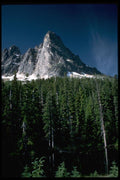 002060 Liberty Bell Mountain Over Lake And Trees A4 Photo Print