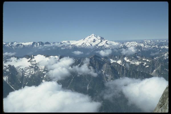 002075 Above The Clouds And Mountains A4 Photo Print