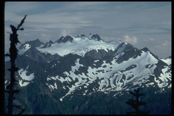 002076 Mountaintop Glacier A4 Photo Print