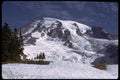 002079 Old Snow On Mountain A4 Photo Print
