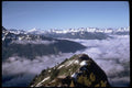 002080 Mountain Range Above Clouds A4 Photo Print