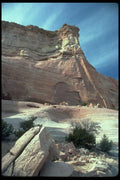 002095 Red Shaley Cliff A4 Photo Print
