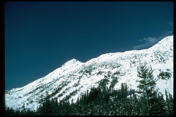 002099 Snowy Foothills A4 Photo Print