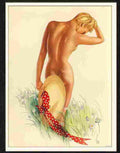 003 01 pin up girl Advert A4 Photo Print
