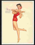 003 03 pin up girl Advert A4 Photo Print