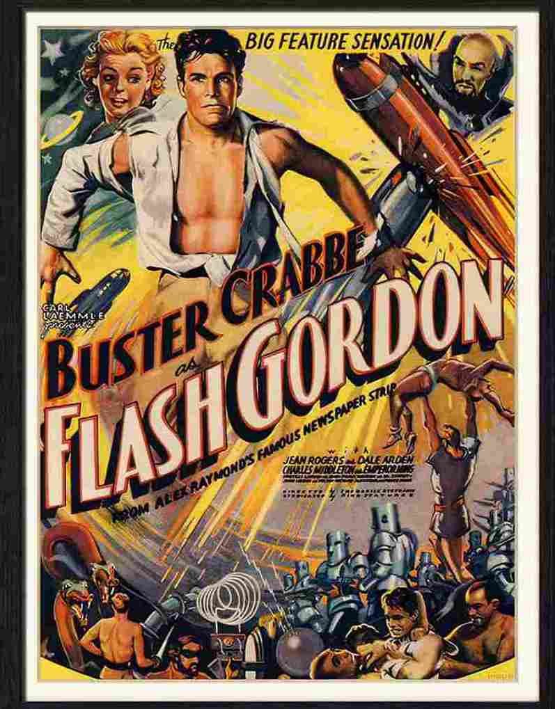 003 07 flash gordon Advert A4 Photo Print