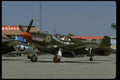 003005 Green P51 Mustang, Left Side A4 Photo Print