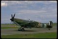 003012 British Spitfire, Camouflage, Taxiing, Side A4 Photo Print