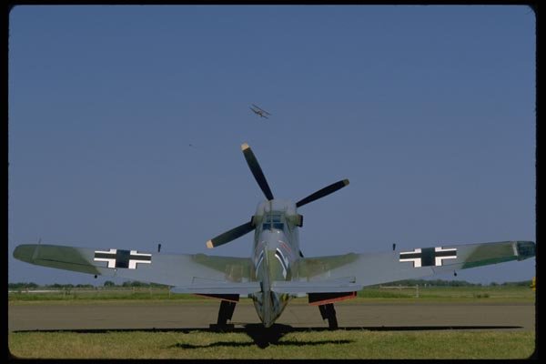 003021 Spanish Messerschmitt ME 109, Rear A4 Photo Print