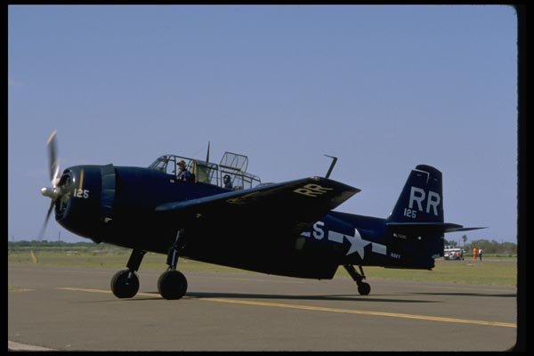 003036 Grumman TBM Avenger, Left Front A4 Photo Print