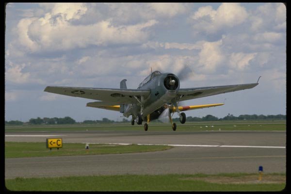 003041 Grumman TBM Avenger, Taking Off A4 Photo Print
