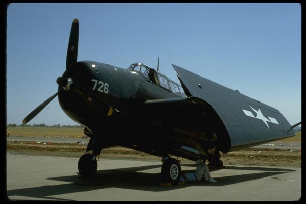 003042 Grumman TBM Avenger, Wings Folded Back A4 Photo Print