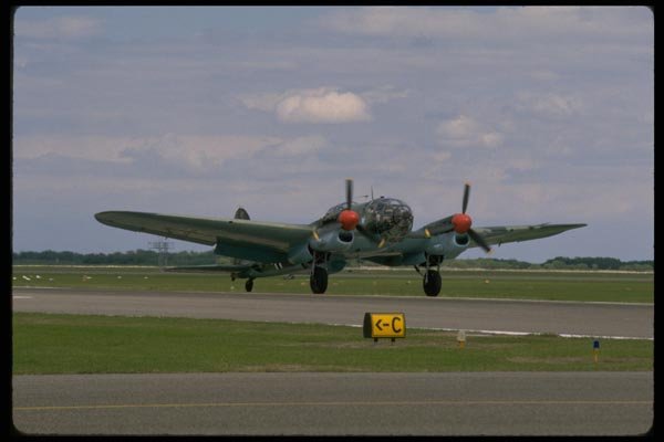003062 Junkers JU88 On Runway A4 Photo Print