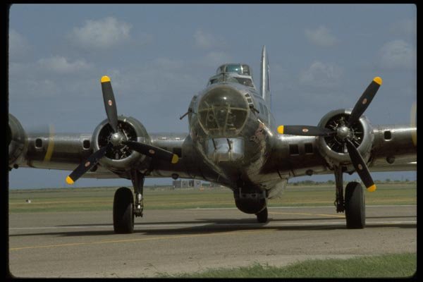 003093 B17 On Runway, Frontal A4 Photo Print