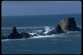 005011 Lines Of Rocks In Sea A4 Photo Print