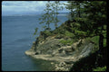 005044 Sea Sculptured Rocky Shore A4 Photo Print