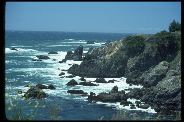 005055 Calm Horizon From Rocky Cove A4 Photo Print